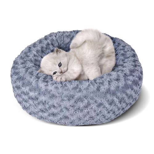 Calming Donut Bed for Restless Seniors – 23 in